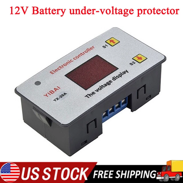 12V BATTERY LOW Voltage Cut-Off Switch-On Protection Undervoltage ...