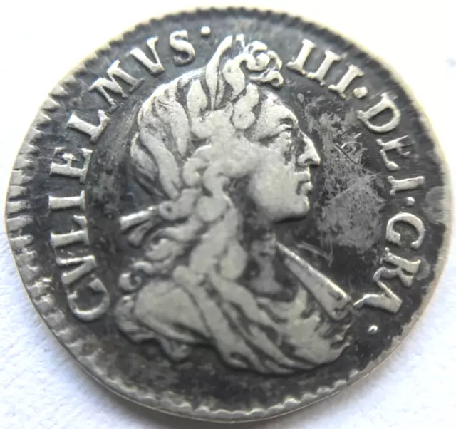 1700 William Iii Silver ‘Maundy’ Threepence. Washed.