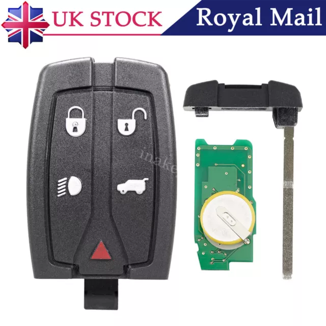 For Land Rover Freelander 2 2007 - 2015 Remote Key Fob 433MHZ 434Mhz 5 Button