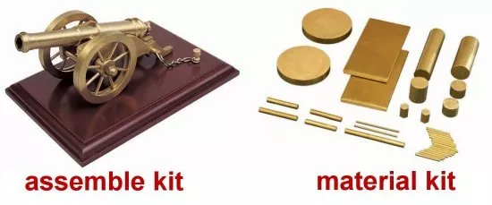 A6-3 Brass Cannon Material Kit (Model Maker Kit)