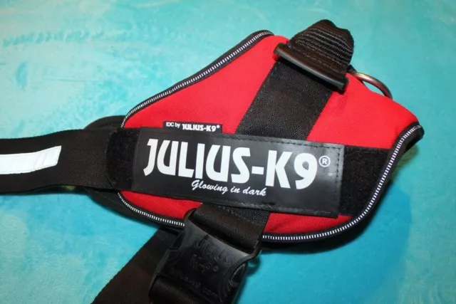 ⭐️ Julius-K9 IDC Powergeschirr TOP Gr. 3 rot 82 - 115 cm für 40 - 70 kg Hund ⭐️