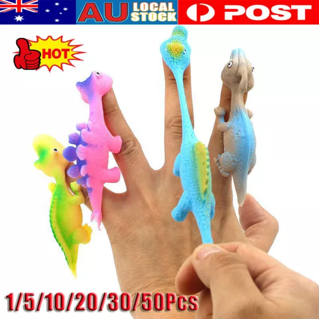 Slingshot Dinosaur Finger Toys,Catapult Toys Elastic Flying Finger-Dinosaur AUS