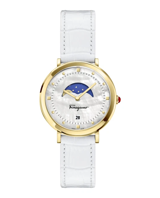 NEW SALVATORE FERRAGAMO Logomania Gold Tone Women s Watch FFY050017 363.86 PicClick