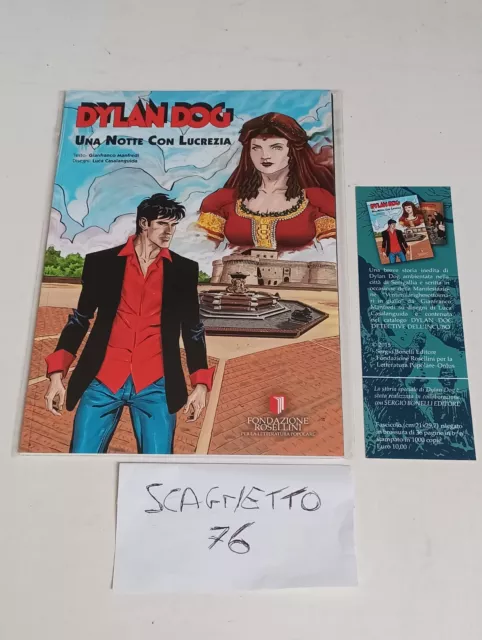 Dylan Dog Catalogo Una Notte Con Lucrezia + Segnalibro Ed.  Ristampa