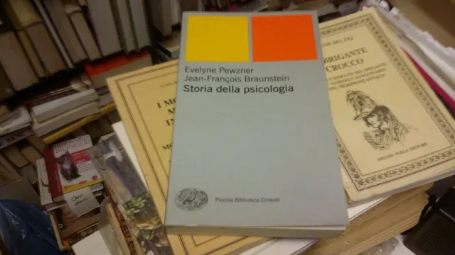Storia Della Psicologia Evelyne Pewzner Einaudi 2001, 27gn21