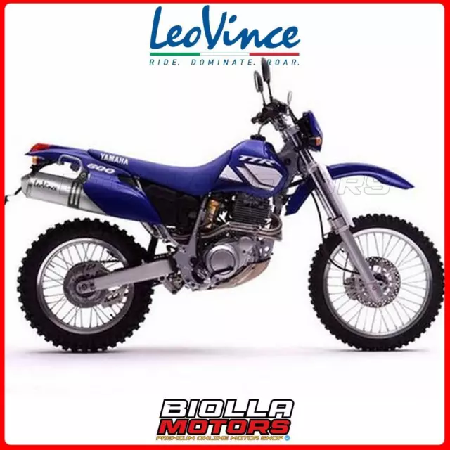 5123E Auspuff Leovince Yamaha Tt 600 R 1998 - 2005 X3 Aluminum 4T