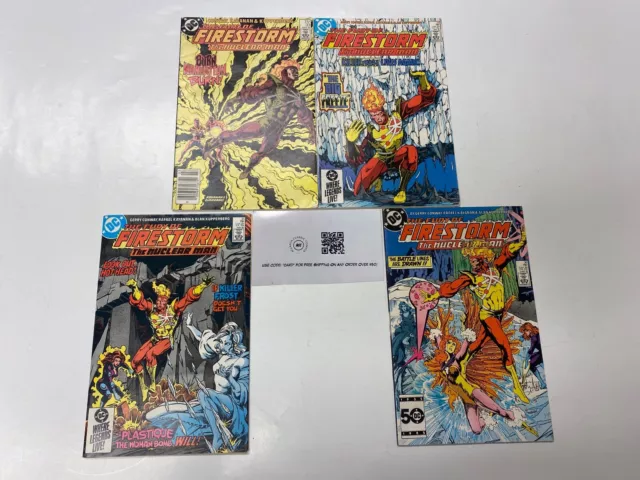 4 Firestorm DC comic book #33 34 35 36 93 KM9