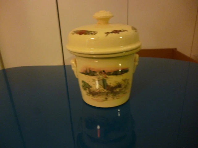 Pot A Terrine Foie Gras H. Loux Alsace Hauteur 13 Cm