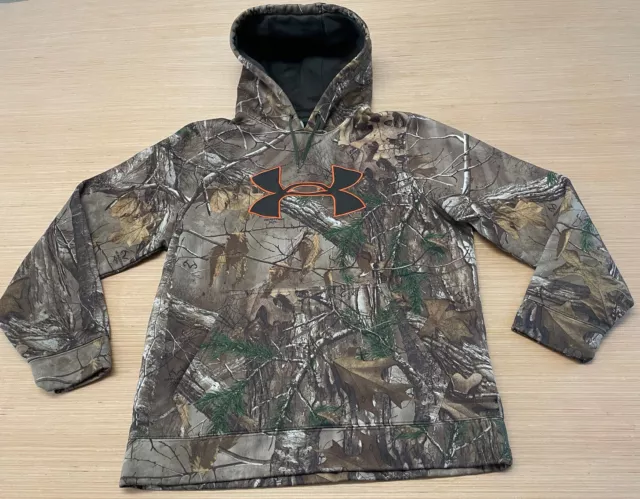 Men’s Under Armour Camo Hunting Hoodie Sweatshirt Size Adult Medium Camouflage