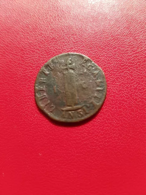 1  Centimes 1834 Haïti TB++ Presque TTB Monnaie Très Rare En Cuivre      Plus