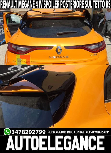 Aileron Arrière Voiture pour Renault Megane/Megane R.S./E-Tech IV III II I MK 4 3 2 1 Grandtour/Coupé/3-door 1995-2025, D'aile Becquet De Toit Arrière Aileron Queue,B