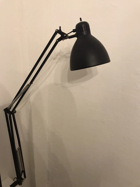 Lampe De Bureau Vintage Naska Loris - à Morset, Couleur Noire, Occasion Mais Fonctionnelle