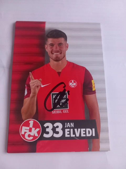 SIGNIERTE AK JAN Elvedi 1.FC Kaiserslautern NEU EUR 2,99 PicClick DE