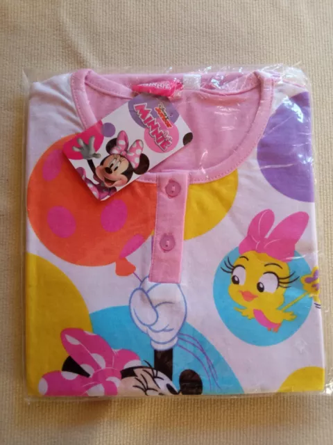 Completo corto bimba / pigiama 100 % cotone Disney nuovo  3