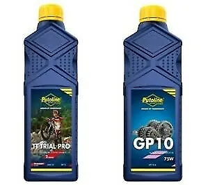 Putoline TT Trial Pro Strawberry 2 Stroke + GP 10 Gear Oil Pack for Trials Bikes