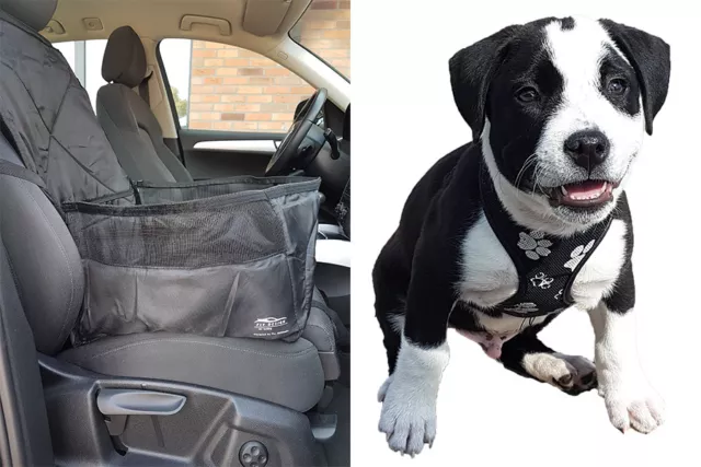 Para Auto Bolso de Perro Animal Doméstico Asiento Coche Caja & Mate Sitzscho