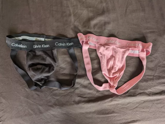 Mens Calvin Klein jockstrap Multipack Black Pink Medium (M)