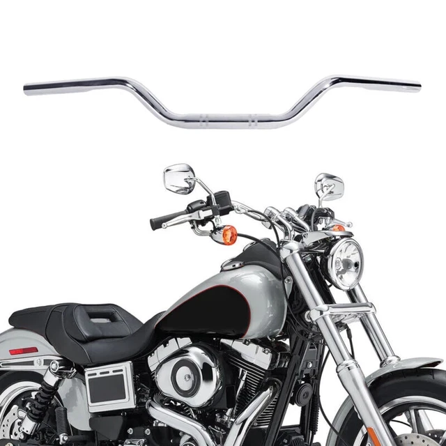 1'' Drag Bars Motorcycle Custom Handlebar Fit For Harley Sportster XL 883 1200
