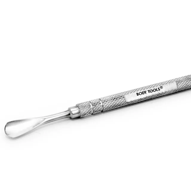 Cuticle Pusher & Nail File Cleaner Cuticle Trimmer Stainless Steel Manicure Tool