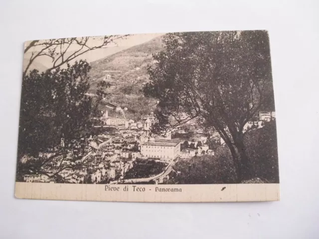 Imperia - Pieve di Teco panorama - spedita f. p. 1928