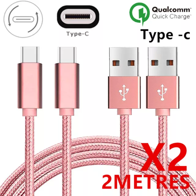 Câble Chargeur Rapide USB Type-C pour Samsung S8 S9 S10 Note8/9/A6/A7 A20E/A40