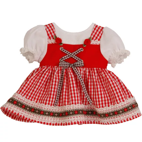 Schildkröt Puppen Dirndl Trachten Kleid  für 25 cm Klassik Puppe, Nr. 25550