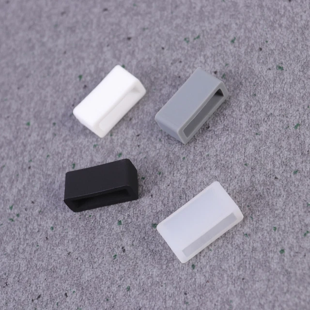 4 Pcs Silicone Holders Watch Keeper Plastic Bezel Activity