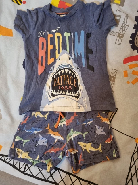Fatface bambini pigiami corti età 3-4