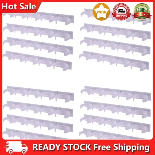 Adhesive Gripper Clips Portable Wall Mount Jars Holder Kitchen Supplies (4pcs)
