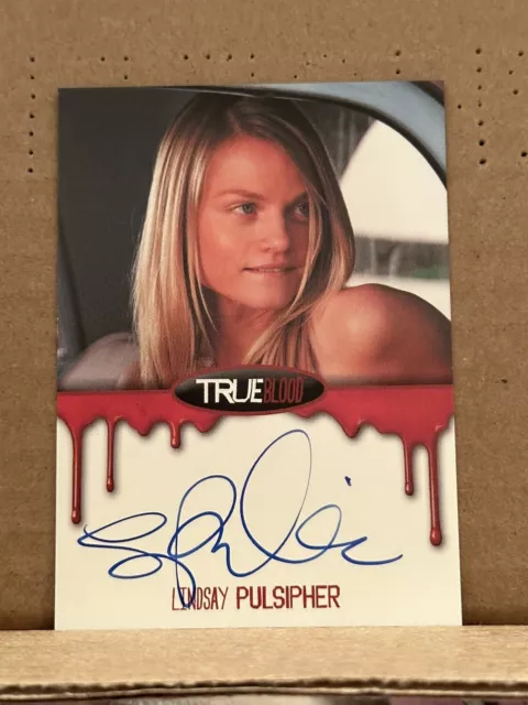2012 Rittenhouse True Blood Lindsay Pulsipher As Crystal Norris Autograph Card