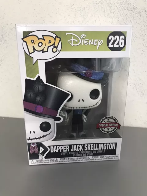 FUNKO POP DAPPER Jack Skellington 226 Disney Exclusive EUR 49 90