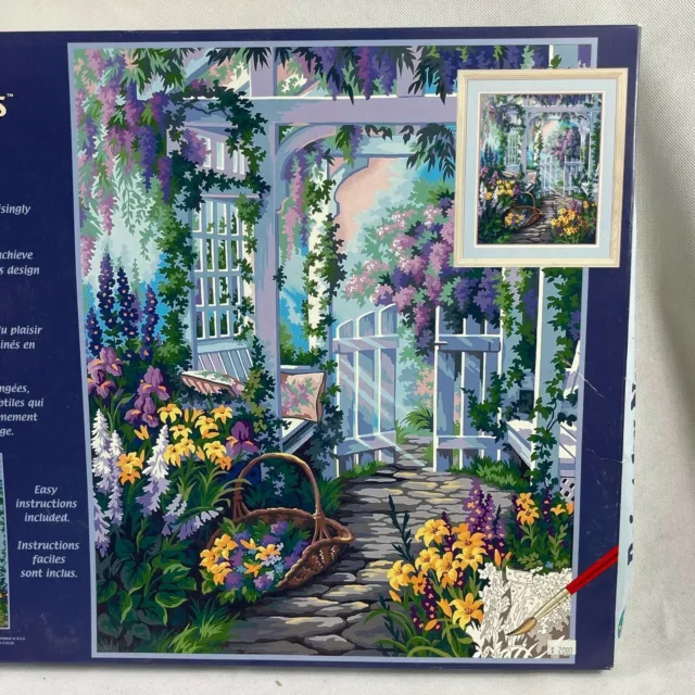 Finished Paintworks Dimensions Paint By Number Cottage Garden Painting 16x20