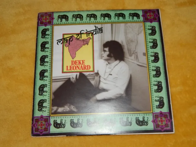 Deke Leonard (Man, Iceberg). Map of India 7" vinyl single  1979. Plays great.