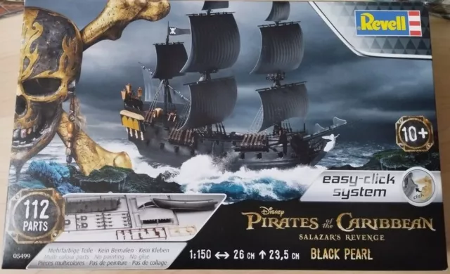 Revell – Nr. 05499 - Bausatz (Easy Klick System) – „Black Pearl“ Maßstab: 1:150