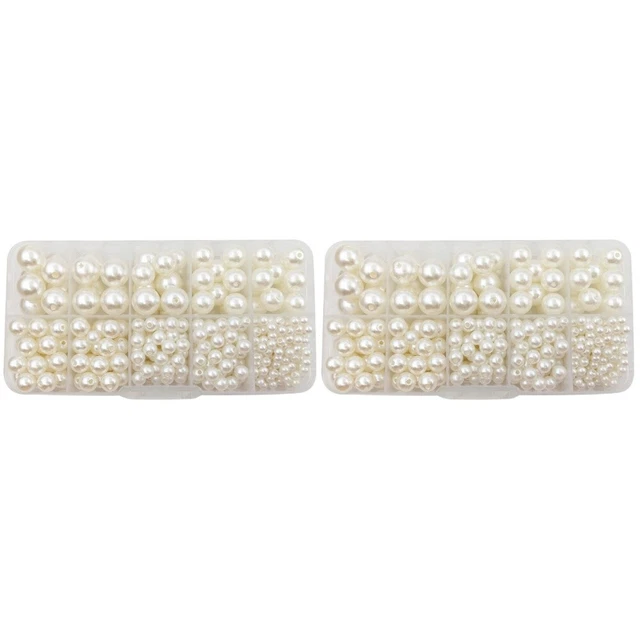 2 Box DIY Bracelet Jewelry Crafts Pearl Charm Braclets Accessories