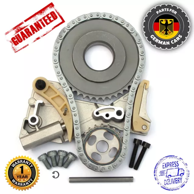 VW Audi 2.0 TDI Oil Pump Balance Shaft Chain Repair Kit & Crank Sprocket