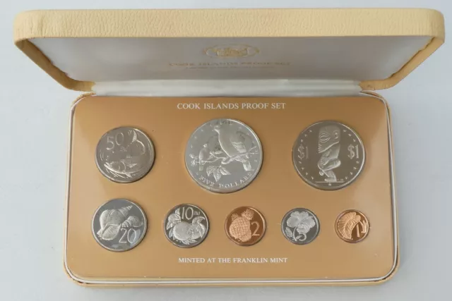 Cook Inseln / Cook Islands KMS Kursmünzensatz 1972 pp