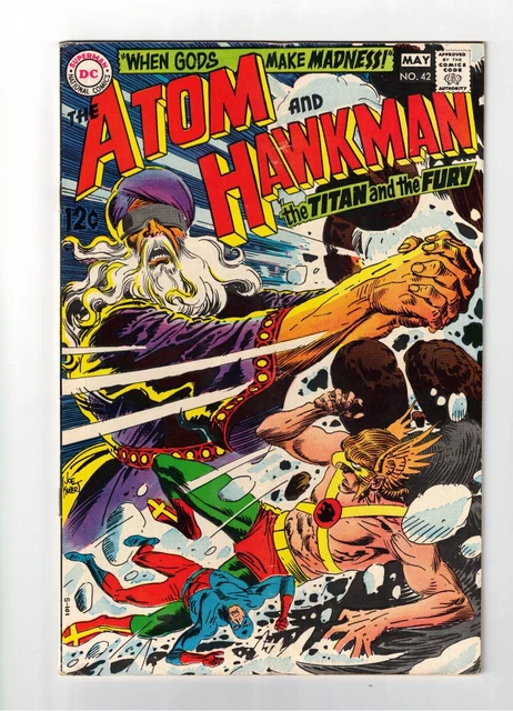 Atom and Hawkman #42 1969  SILVER AGE COMIC