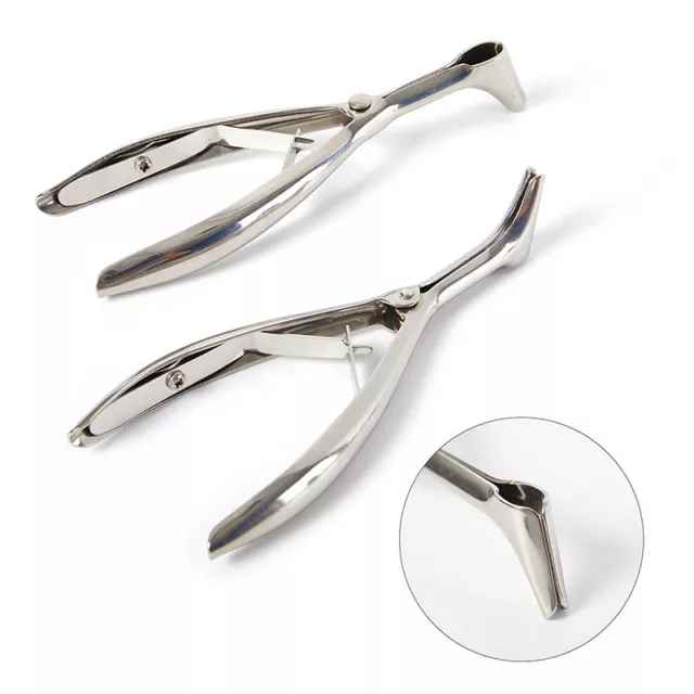 Stainless Steel Nose Mirror ENT Canal Dilator Nasal Rhinoscopy PlieUL Sp