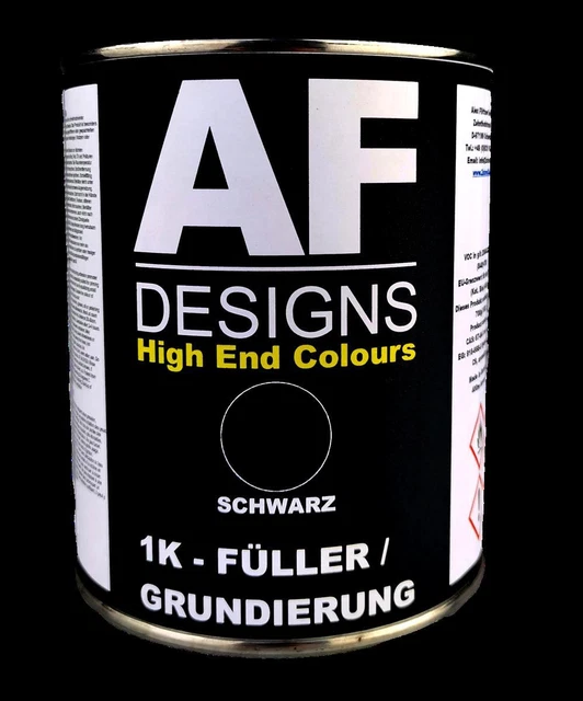 Rostschutz Grundierug SCHWARZ 1KG Dickschicht Füller Metallschutz Füllprimer