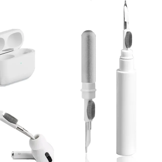 Strumento di pulizia per auricolari Bluetooth per Airpods Pro 3 2 1 Kit di  pulizia per custodie per auricolari durevoli penna a pennello pulita per  Xiaomi Airdots 3Pro