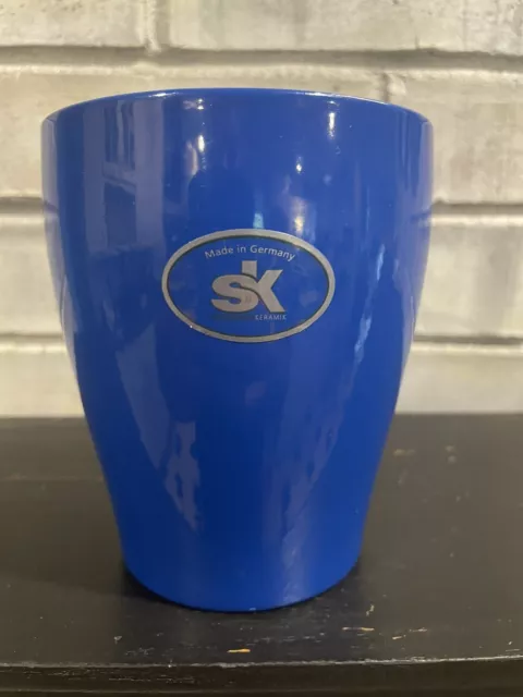 Vintage SK-Soensgen Keramik 4.5 Mendoza Blue Planter