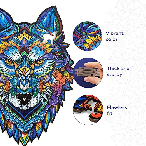 UNIDRAGON Wooden Puzzle Jigsaw, Best Gift for Adults and Children, Jigsaw  [NEW] 3