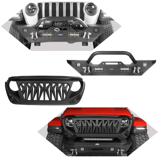 BUMPER+GRILLE GUARD FIT Jeep Wrangler JL JT Gladiator 20182023 2019