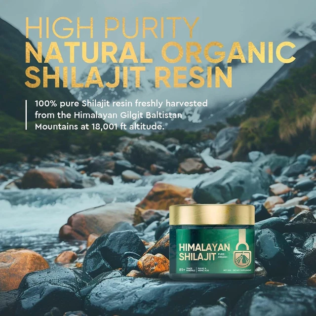 SHILAJIT, SHILAJIT PURO Himalaya, Integratore Originale Di Shilajit ...