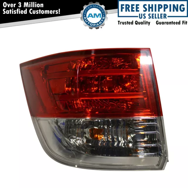 Left Outer Tail Light Drivers Side Taillamp LH For 2014-2017 Honda Odyssey