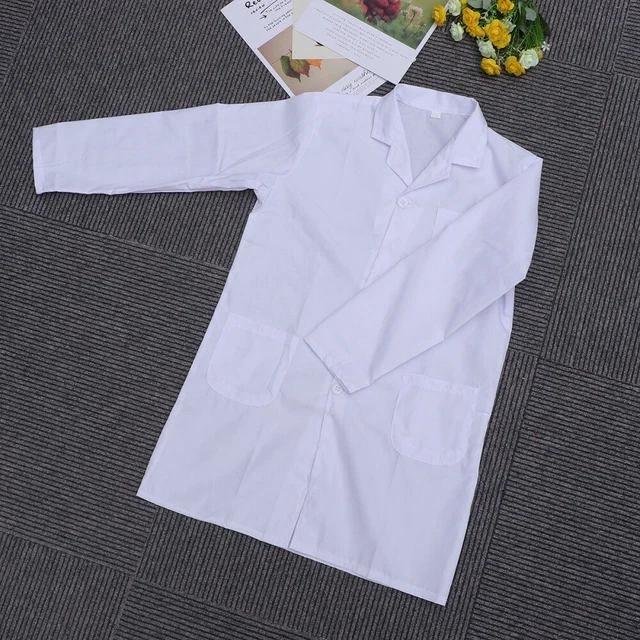 Cappotto bambini camice da laboratorio donna ragazzo infermiera accessori