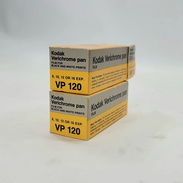 Film Photo Kodak Verichrome Pan VP120 - ISO 125 - Date D'expiration 1981/1983 - Format 120