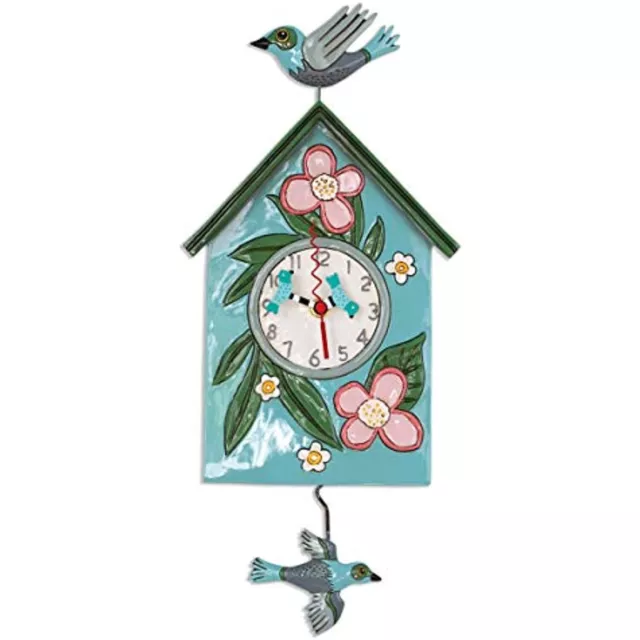 Allen Designs P1994 Swinging Pendulum Birdhouse Bluebird Design Blessed Nest