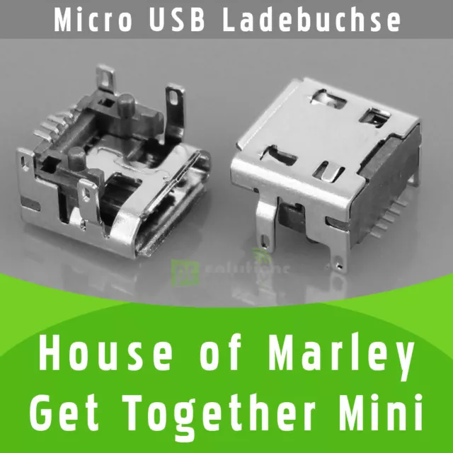 ✅ Marley Get Together Mini Bluetooth Lautsprecher Micro USB DC Buchse Ladebuchse